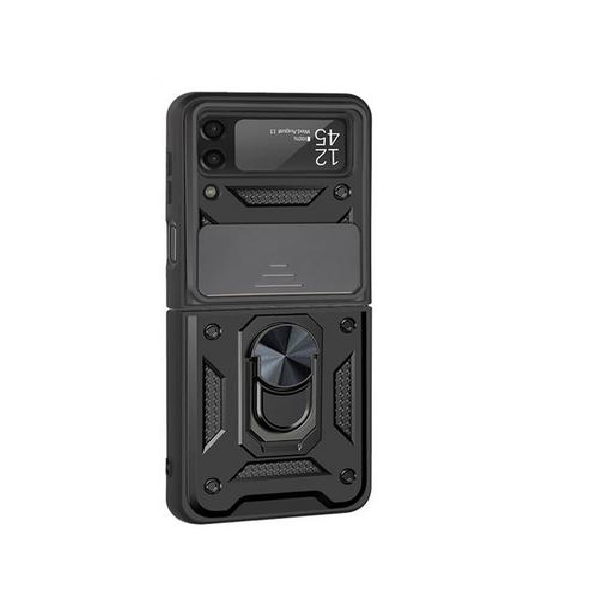 Premium Shock Proof Ultra Thin With Camera Protection Slide + SS Stand