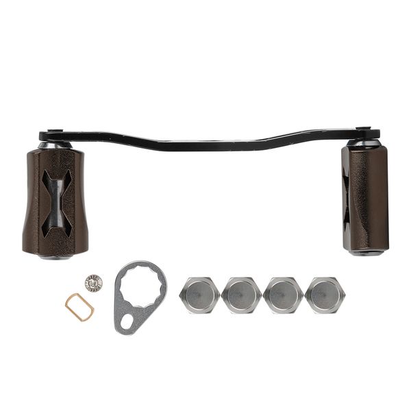 Coffee Gold Gun Metal Fishing Reel Rocker Arm