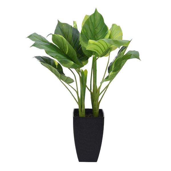Artificial Plant in Pot with Artificial Stones - 65cm - Design 1