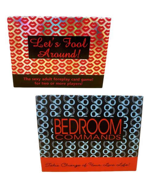Set of 2 Lets fool around and Bedroom Commands