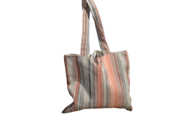 Coastal Stripe Elegance Tote