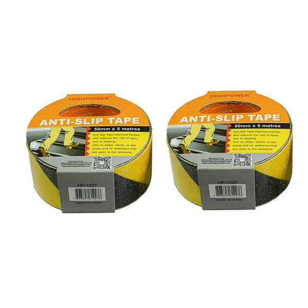 Anti-Slip Tape 50mm x 5m - Set of 2
