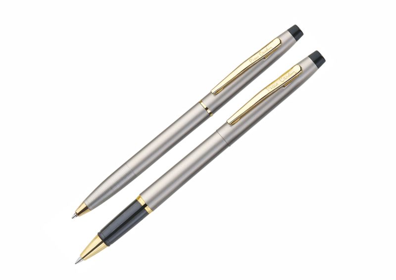 Pierre Cardin "KRISS" Set of an Executive Ball + Rollerball Pens