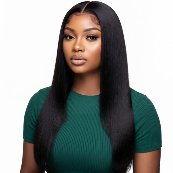 Marigold 20 inch Straight Wig - Human Hair with 13x4 Lace Front