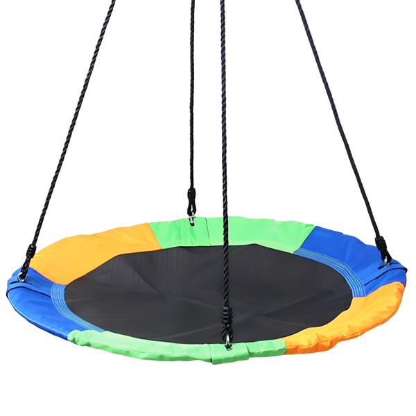 Kids Hanging Swing Seat Hanging Chair Saucer Tree Swing Sturdy Oxford Cloth