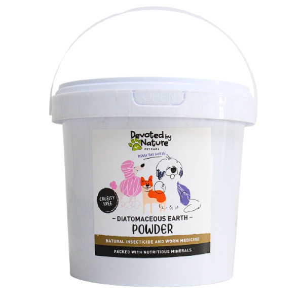 Devoted By Nature - Diatomaceous Earth Powder for Pets - 350g x 3