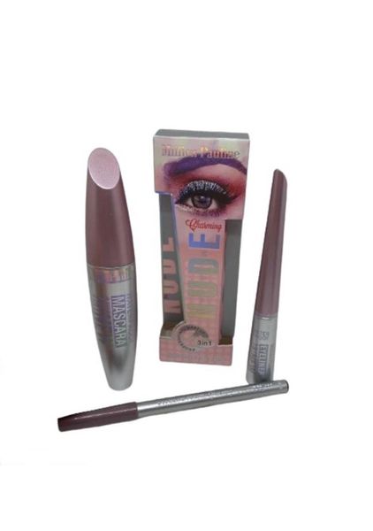 Million Pauline 3in1 Mascara, Eyeliner &amp; Eyebrow Pencil Set