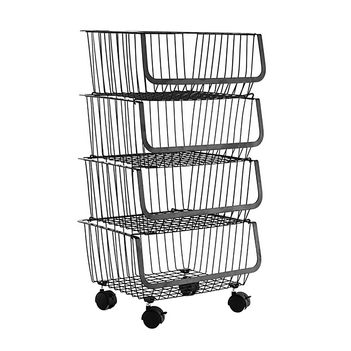 4 Tier Wire Storage Basket Unit Shop Today. Get it Tomorrow!
