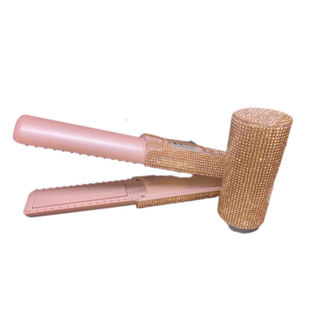 Mgi frosted 2 in 1 cordless hair straightener champagne shop today
