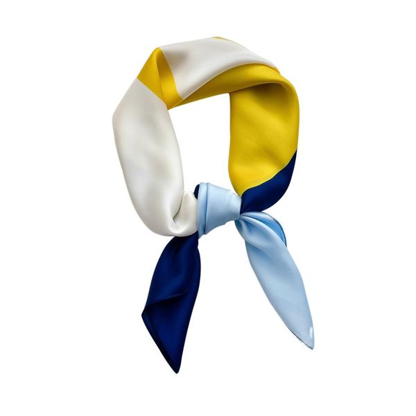 Women's new fashion temperament thin color matching scarf