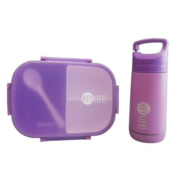 Ten Tech 3 Compartment Lunch Box with Water Bottle