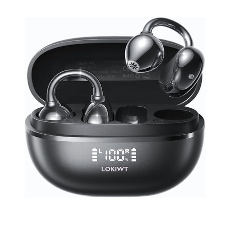 LOKIWT Open-Ear Wireless Earbuds Clip-On Bluetooth Earphones Wireless Image