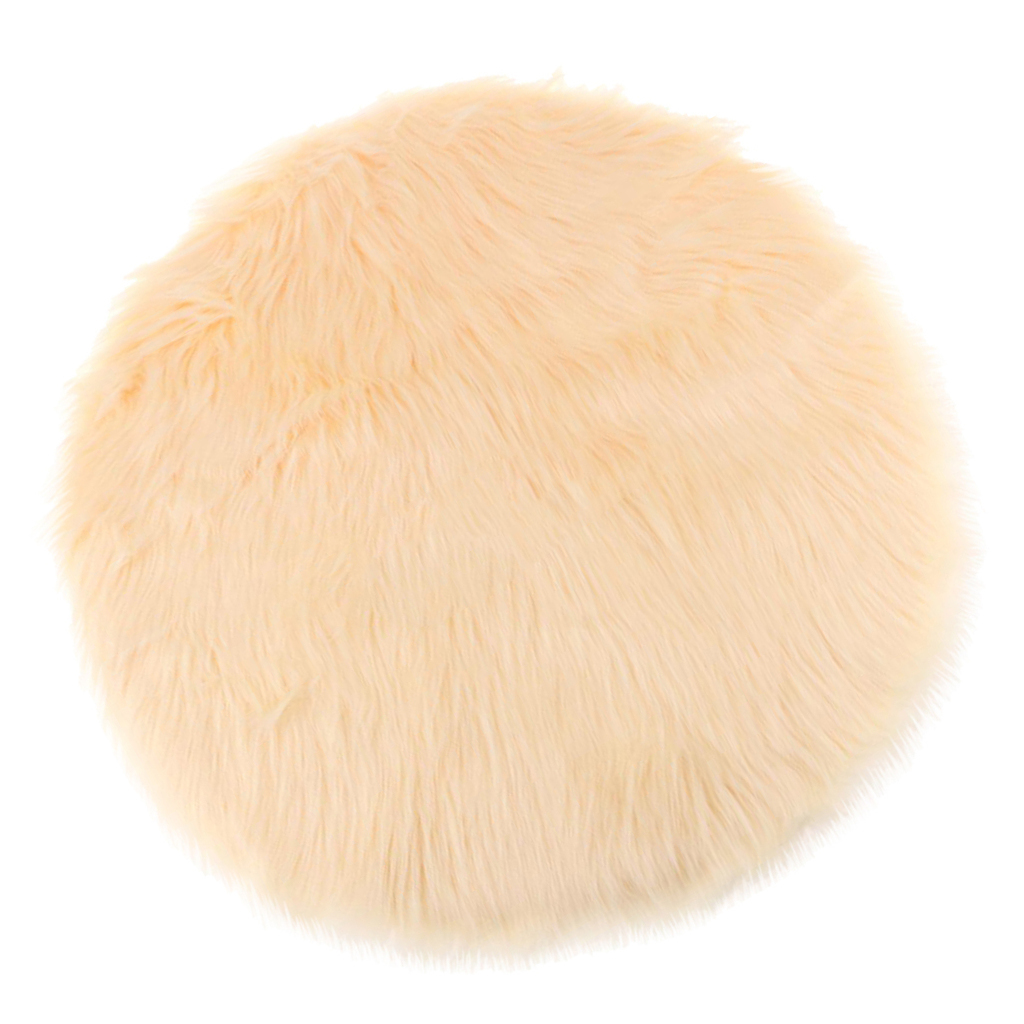 Super Soft Faux Sheepskin Rug Shaggy Rug Round Area Rug | Buy Online in ...