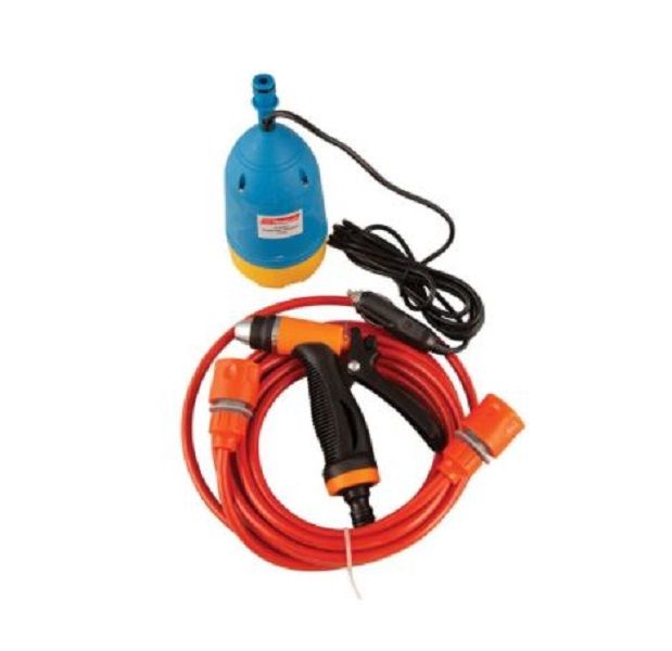Tradequip Portable Pressure Sprayer (Blue, 12V, 3.8m Cable)