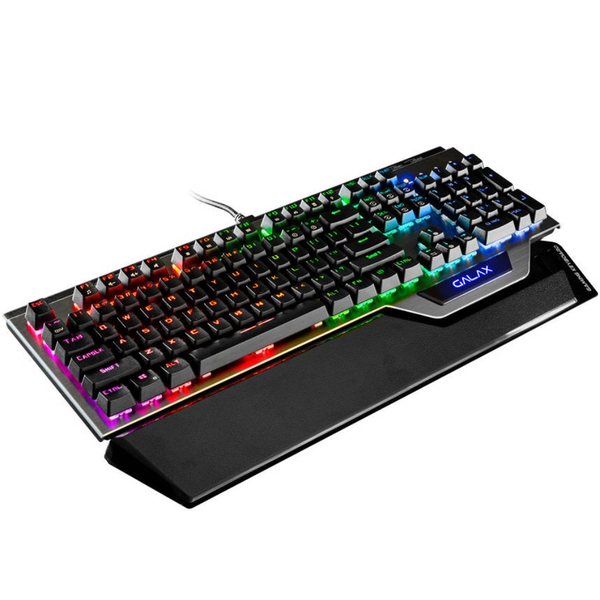 GALAX STEALTH 01 Mechanical Gaming Keyboard - 104-Key, Blue Switches, RGB