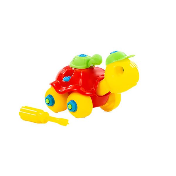 Quality Durable Cute Turtle Take Apart 3D STEM Puzzle Toy