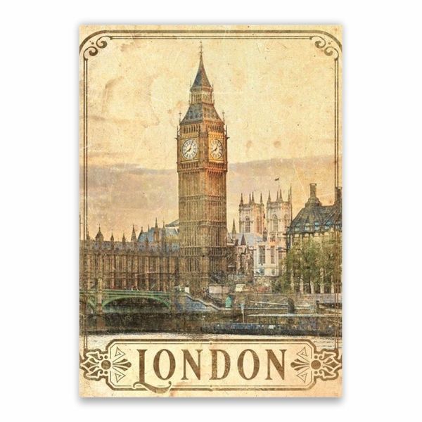 London Vintage Poster - A1