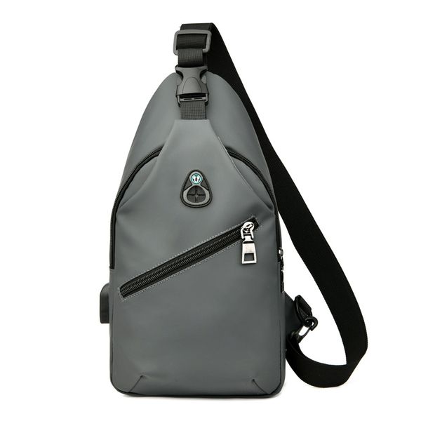 Sling Backpack, Multipurpose Crossbody Shoulder Bag Travel Hiking-Grey