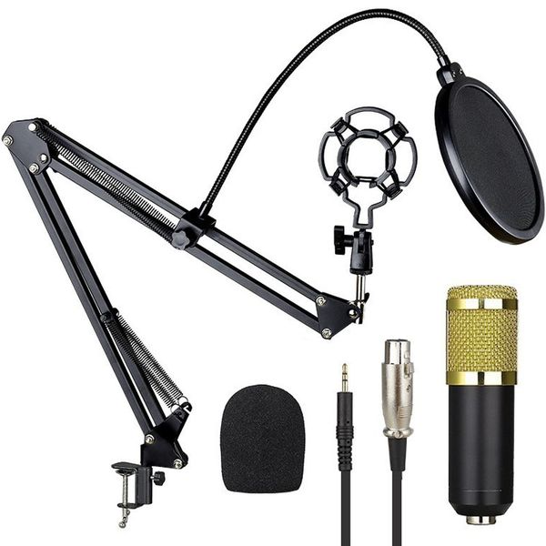 USB Condenser Microphone Computer Mic Kit Professional Studio Recording