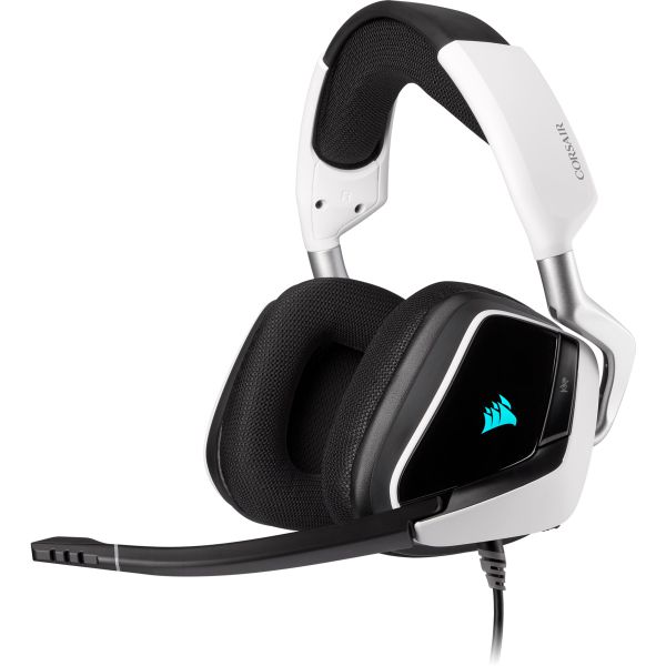 Corsair Void RGB Elite USB Premium Gaming Headset - White