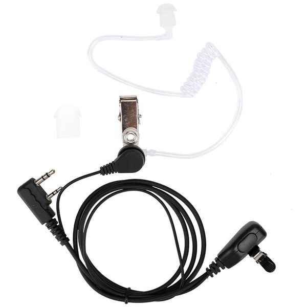 2 Pin Acoustic Tube Compatible with Kenwood Baofeng Retevis Two Way Radio