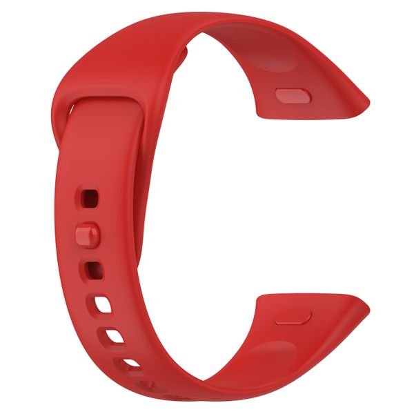 Silicone Strap compatible with Redmi Watch 3-Red