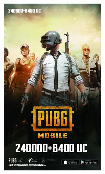 PUBG Mobile Unknown Cash - 24'000 + 8400 UC