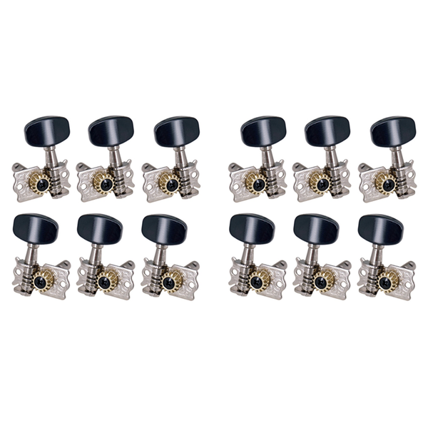 6Pcs 3R3L Guitar Open Machine Heads Acoustic Folk Guitar Tuning Peg
