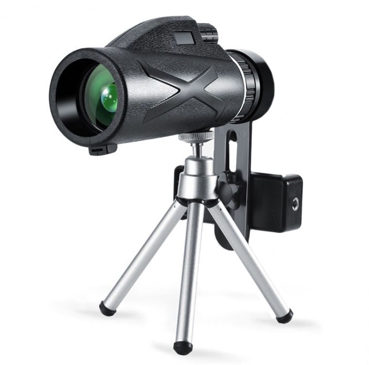 80X100 Portable HD Telescope with Phone Clip Tripod Shop Today. Get