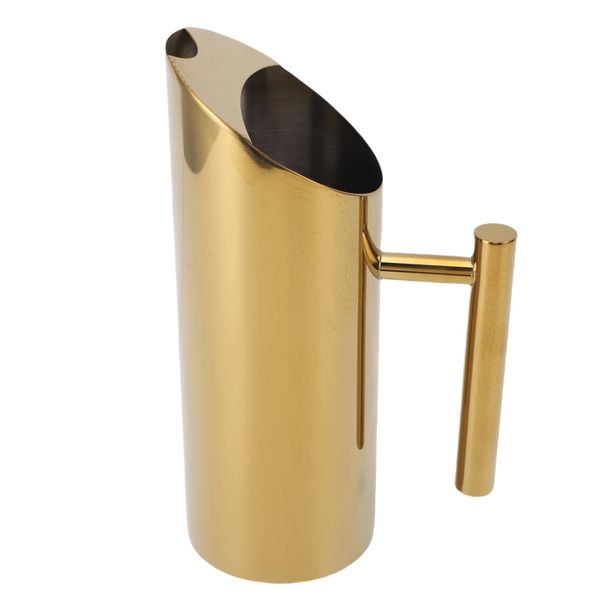 304 Stainless Steel Water Pitcher, Spill Proof Spout For Cold Brew Tea