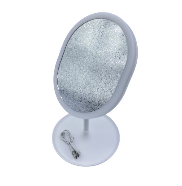 LED Makeup Mirror Storage Tray Touch Dimmer-White