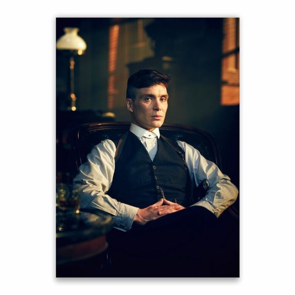 Thomas Shelby Seated Poster - A1