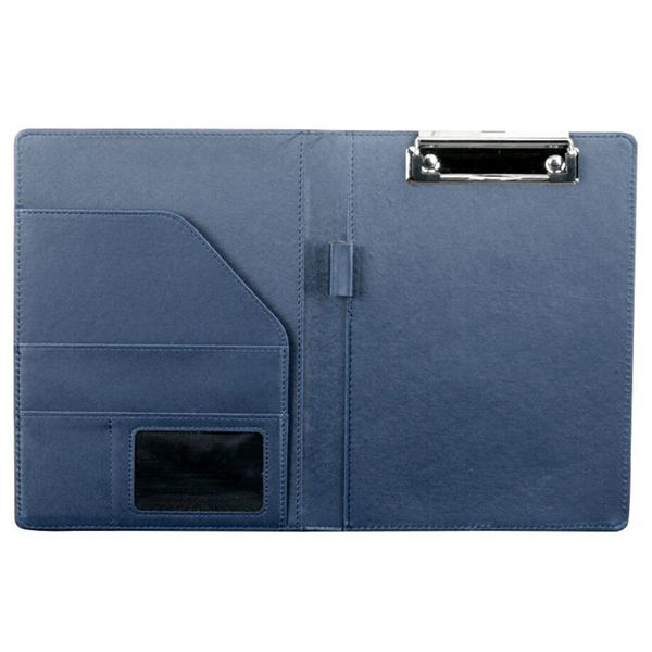 A5 Document Bag File Folder Clipboard Business Office Supplies(Blue)