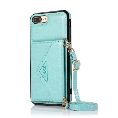 Iphone 8 plus wallet case with shoulder strap new arrivals