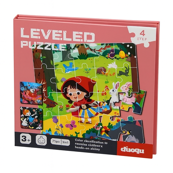 Baby Large Block Advanced Magnetic Puzzle Book - Multicolour