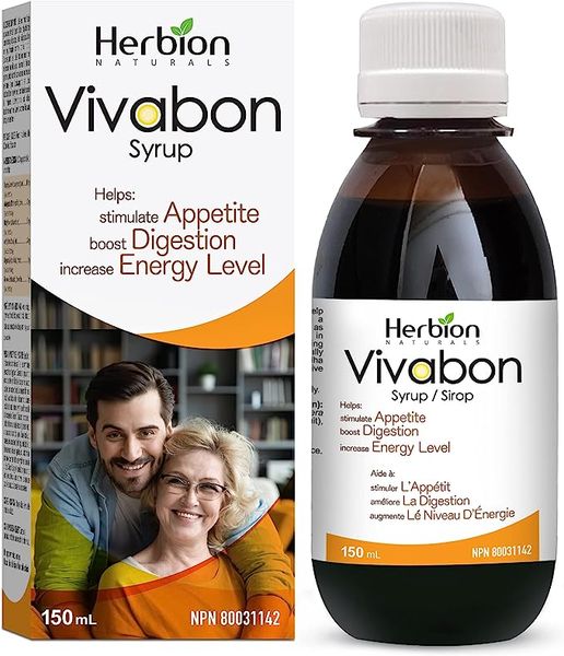 Herbion Naturals Vivabon Digestive &amp; Nutritive Lychee Flavour, Syrup 150 mL