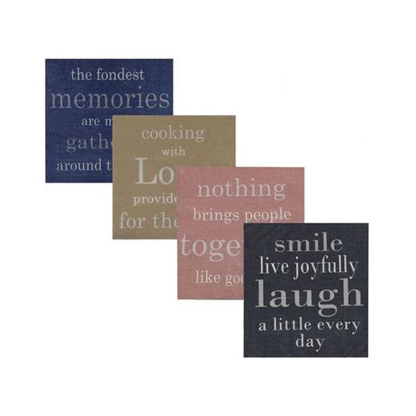 Serviettes - 2ply - 33cm - 20 Piece Sayings