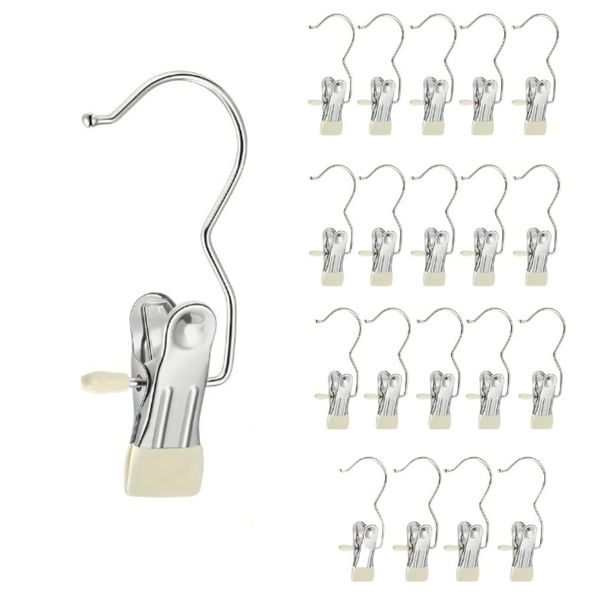 20pcs PantsPro Stainless Steel Clips Jeans, Pants &amp; Shirts Clothing Pegs