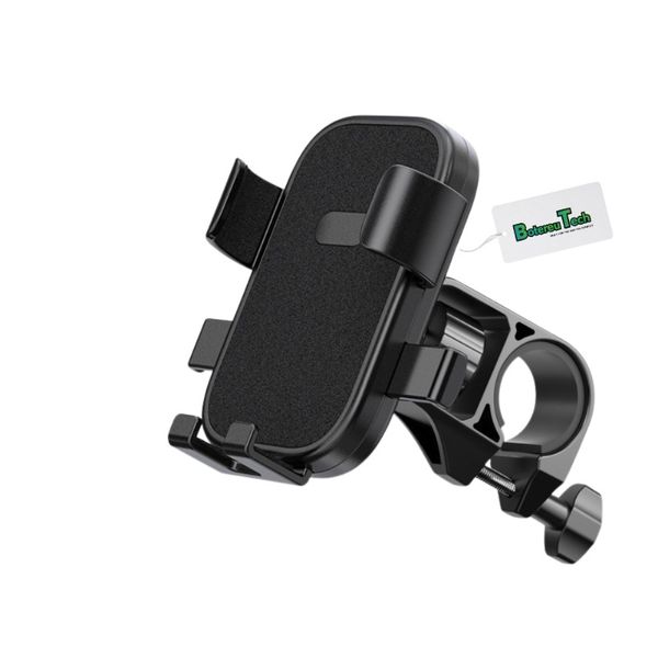 BotereuTech Bike Phone Mount Adjustable Handlebar Plastic Black