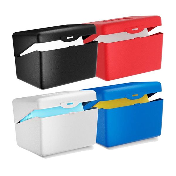 3X5 Index Card Holder For Flash Cards Business Card 4 Colors