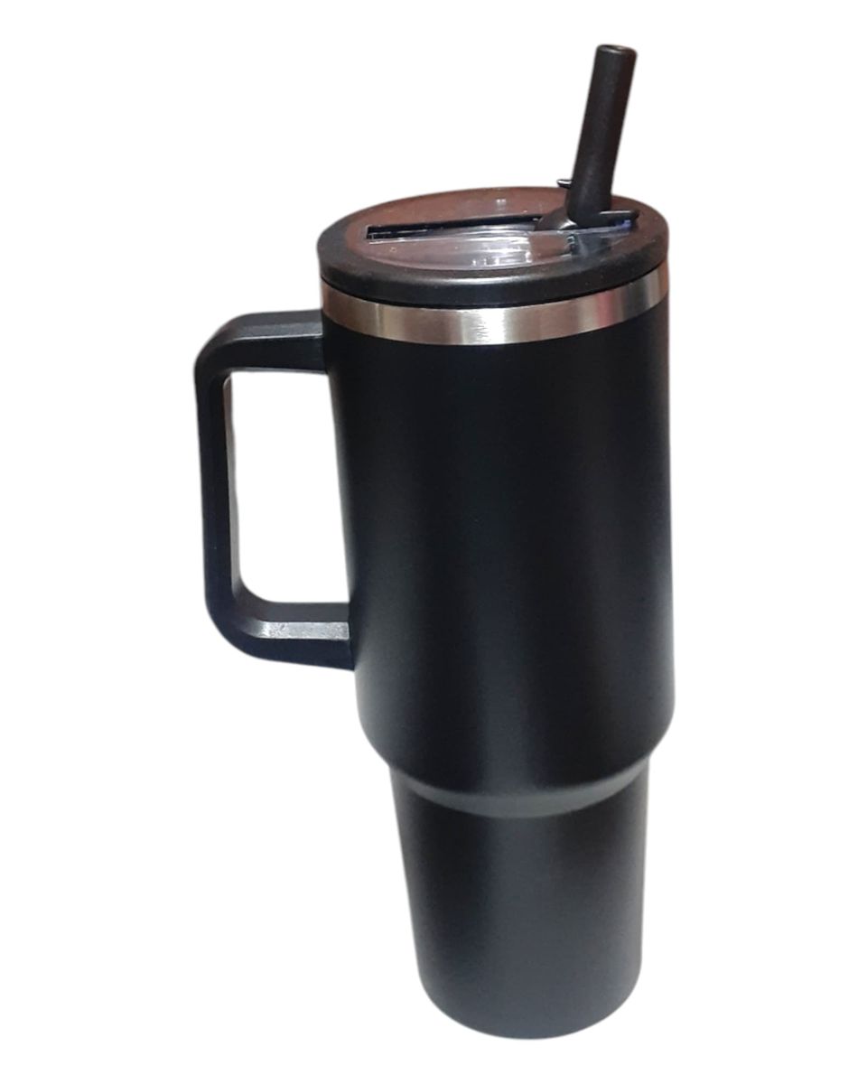 Modern Spill Proof Insulated Stainless Steel Tumbler Flask with Flip Straw
