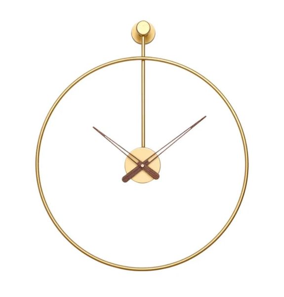 Golden Wall Clock Timeless