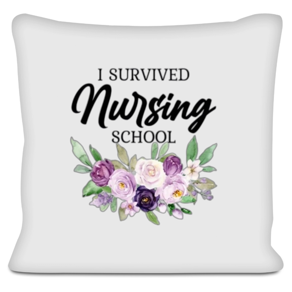 I Survived Nursing School Nurse Graduation Gift Scatter Cushion
