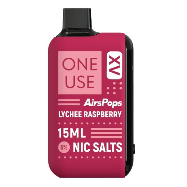 AirsPops Airscream XV 15ml Disposable Vapes - Lychee Raspberry (Pack of 4)