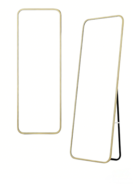 Full Length Rectangular Mirror with Stand 167 cm x 62 cm