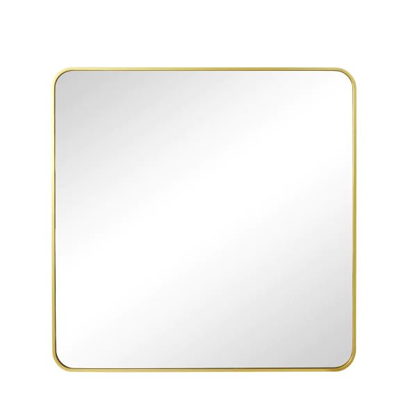 Aluminium Frame Square Mirror - 80 x 80cm