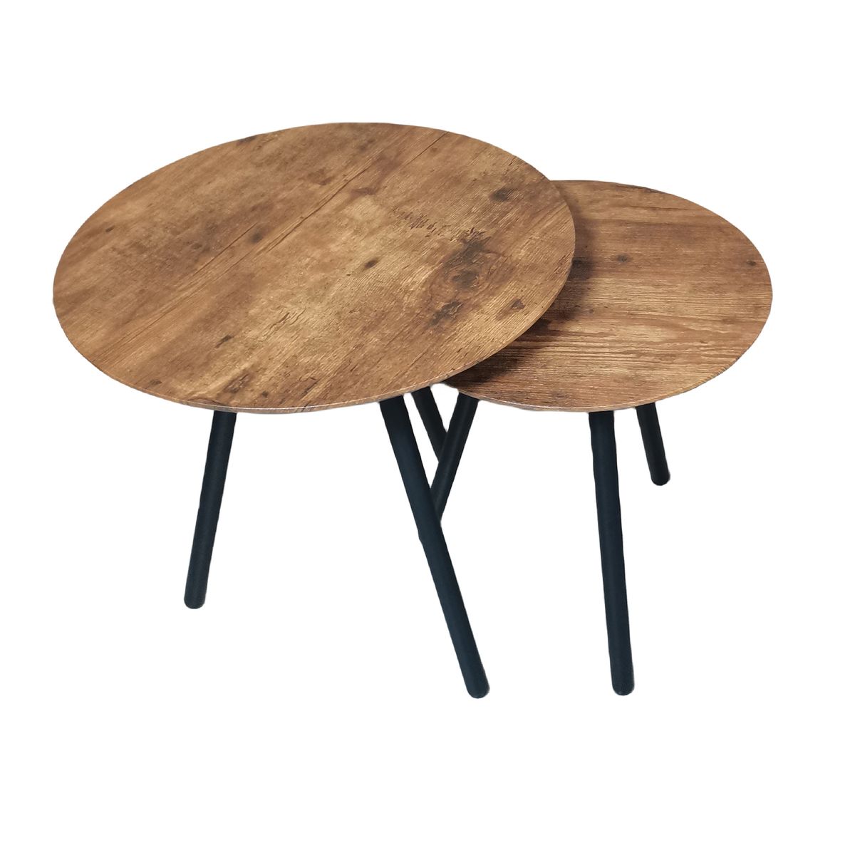 Nesting Coffee Table Set Sofa Side End Tables Center Table - 2 Pack
