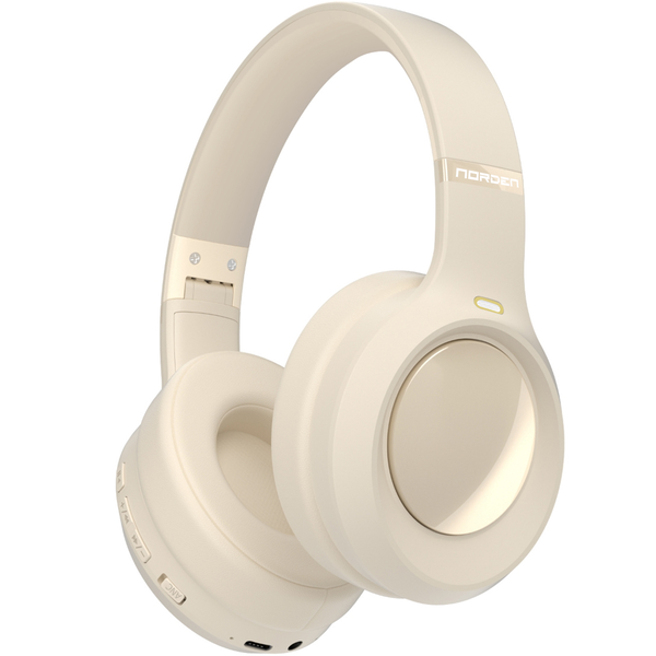 Norden Nova Noise Cancelling Bluetooth Headphones 50H Playback USB-C -Black