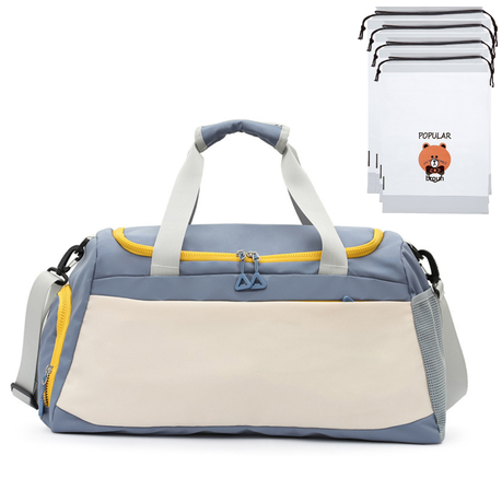 Waterproof Duffel Bag Gym Bag Travel Bag With 4 x Storage Packaging Bag Image