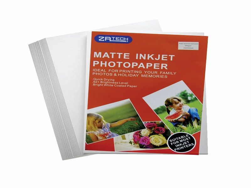 ZATECH A4 Pearl Business Card Photopaper - 260g (50 Sheets)